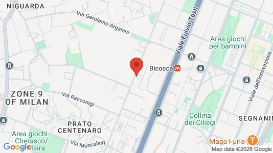 Apartments for rent i Milano Zona 9 - Porta Garibaldi, Niguarda - kort over placeringen