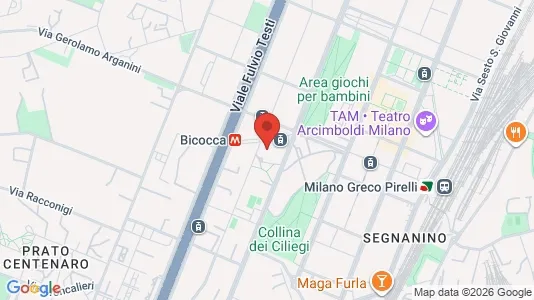 Apartments for rent i Milano Zona 2 - Stazione Centrale, Gorla, Turro, Greco, Crescenzago - kort over placeringen