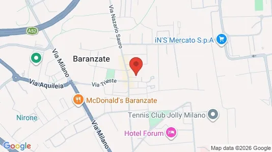 Apartments for rent i Baranzate - kort over placeringen