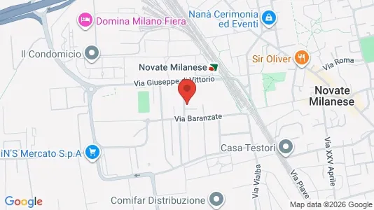 Apartments for rent i Novate Milanese - kort over placeringen