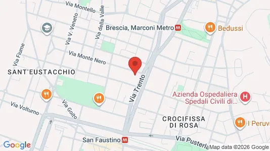 Rooms for rent i Brescia - kort over placeringen