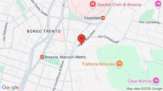 Apartments for rent i Brescia - kort over placeringen