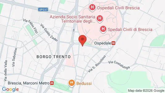 Rooms for rent i Brescia - kort over placeringen