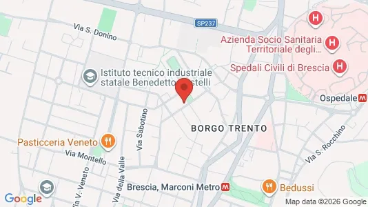 Rooms for rent i Brescia - kort over placeringen
