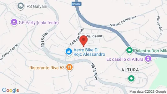 Apartments for rent i Trieste - kort over placeringen
