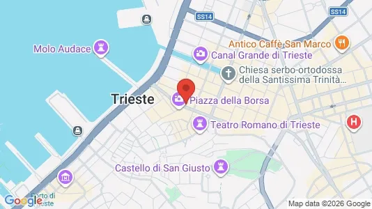 Apartments for rent i Trieste - kort over placeringen