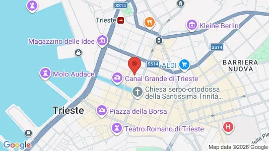 Apartments for rent i Trieste - kort over placeringen