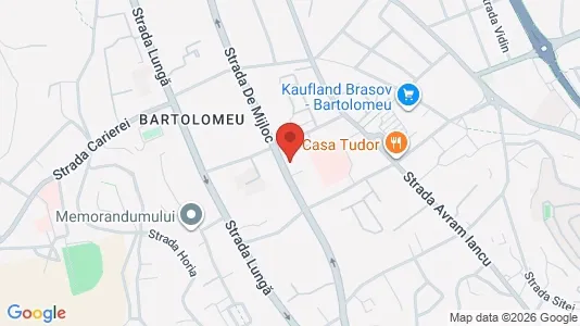 Apartments for rent i Braşov - kort over placeringen