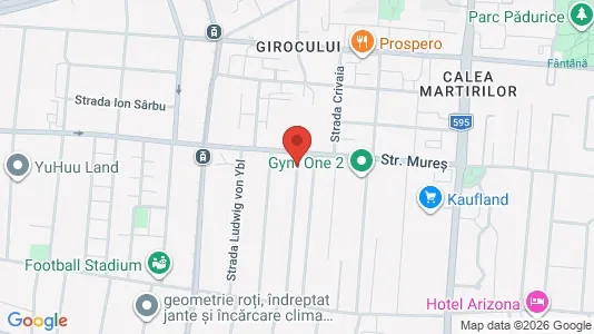 Apartments for rent i Timişoara - kort over placeringen