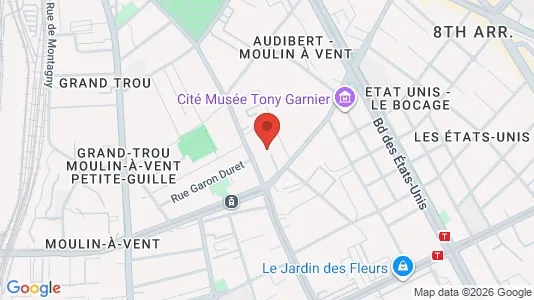 Apartments for rent i Lyon - kort over placeringen