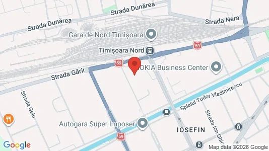 Apartments for rent i Timişoara - kort over placeringen