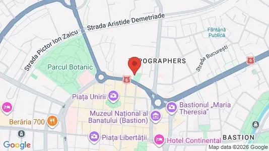 Apartments for rent i Timişoara - kort over placeringen