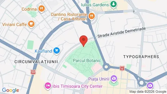 Apartments for rent i Timişoara - kort over placeringen