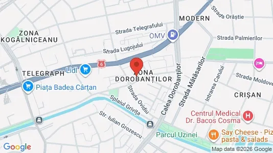 Apartments for rent i Timişoara - kort over placeringen