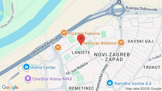 Apartments for rent i Sljeme (Medvednica-Tomislavac) - kort over placeringen
