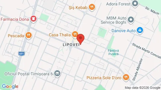 Apartments for rent i Timişoara - kort over placeringen