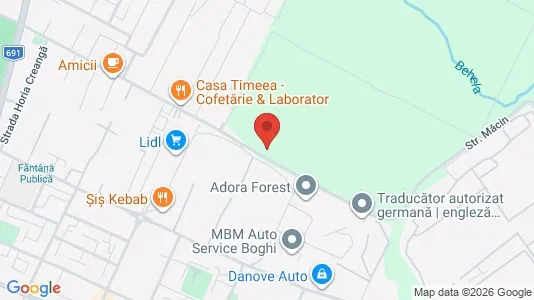 Apartments for rent i Timişoara - kort over placeringen