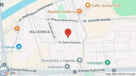 Apartments for rent i Sljeme (Medvednica-Tomislavac) - kort over placeringen