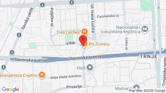 Apartments for rent i Sljeme (Medvednica-Tomislavac) - kort over placeringen