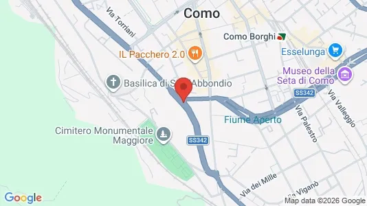 Apartments for rent i Como - kort over placeringen