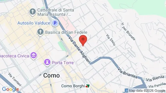 Apartments for rent i Como - kort over placeringen