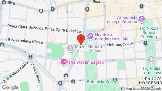 Apartments for rent i Sljeme (Medvednica-Tomislavac) - kort over placeringen