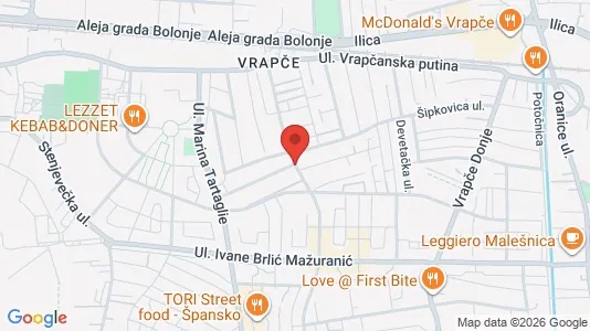 Apartments for rent i Sljeme (Medvednica-Tomislavac) - kort over placeringen