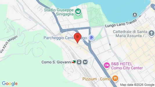 Apartments for rent i Como - kort over placeringen
