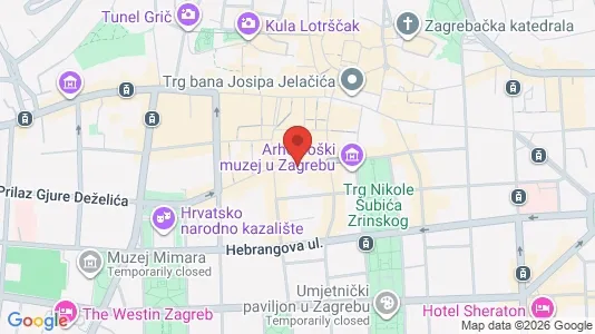 Apartments for rent i Sljeme (Medvednica-Tomislavac) - kort over placeringen