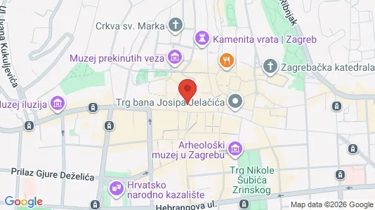 Apartments for rent i Sljeme (Medvednica-Tomislavac) - kort over placeringen