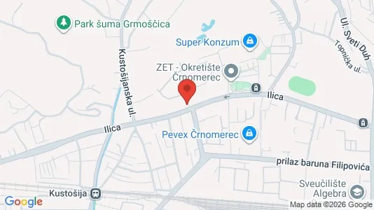 Apartments for rent i Sljeme (Medvednica-Tomislavac) - kort over placeringen