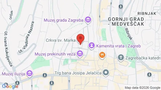 Apartments for rent i Sljeme (Medvednica-Tomislavac) - kort over placeringen