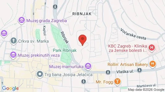 Apartments for rent i Sljeme (Medvednica-Tomislavac) - kort over placeringen