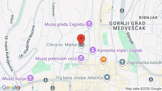 Apartments for rent i Sljeme (Medvednica-Tomislavac) - kort over placeringen