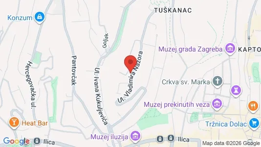 Apartments for rent i Sljeme (Medvednica-Tomislavac) - kort over placeringen