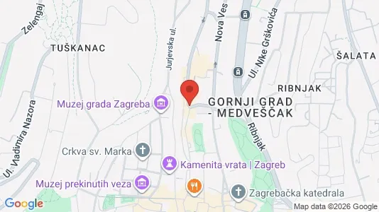 Apartments for rent i Sljeme (Medvednica-Tomislavac) - kort over placeringen