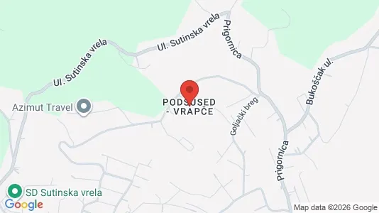 Apartments for rent i Sljeme (Medvednica-Tomislavac) - kort over placeringen