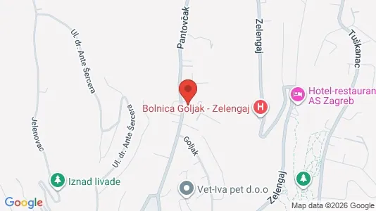 Apartments for rent i Sljeme (Medvednica-Tomislavac) - kort over placeringen