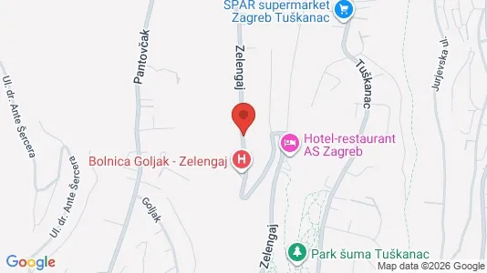 Apartments for rent i Sljeme (Medvednica-Tomislavac) - kort over placeringen