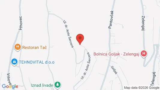 Apartments for rent i Sljeme (Medvednica-Tomislavac) - kort over placeringen