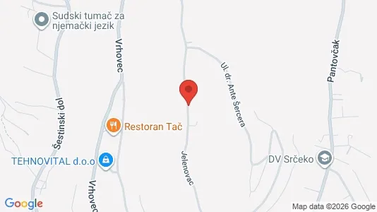 Apartments for rent i Sljeme (Medvednica-Tomislavac) - kort over placeringen