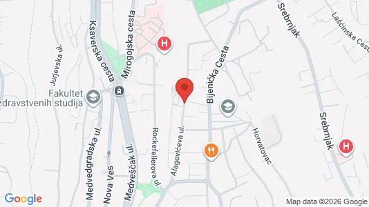 Apartments for rent i Sljeme (Medvednica-Tomislavac) - kort over placeringen