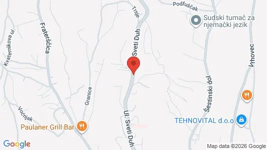 Apartments for rent i Sljeme (Medvednica-Tomislavac) - kort over placeringen