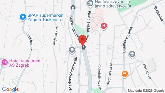 Apartments for rent i Sljeme (Medvednica-Tomislavac) - kort over placeringen