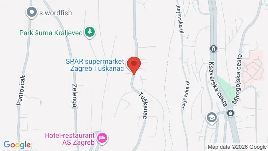 Apartments for rent i Sljeme (Medvednica-Tomislavac) - kort over placeringen