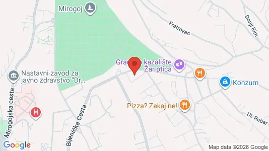 Apartments for rent i Sljeme (Medvednica-Tomislavac) - kort over placeringen
