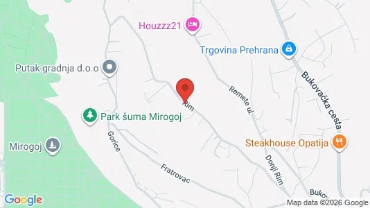 Apartments for rent i Sljeme (Medvednica-Tomislavac) - kort over placeringen