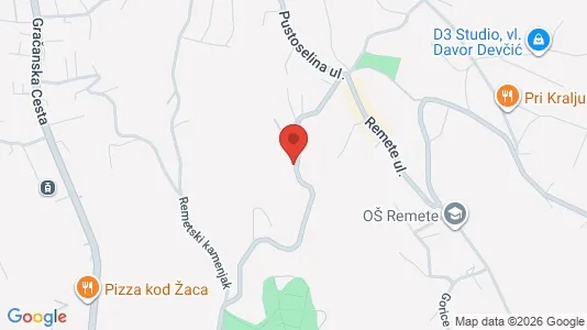 Apartments for rent i Sljeme (Medvednica-Tomislavac) - kort over placeringen