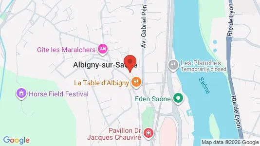 Apartments for rent i Lyon - kort over placeringen