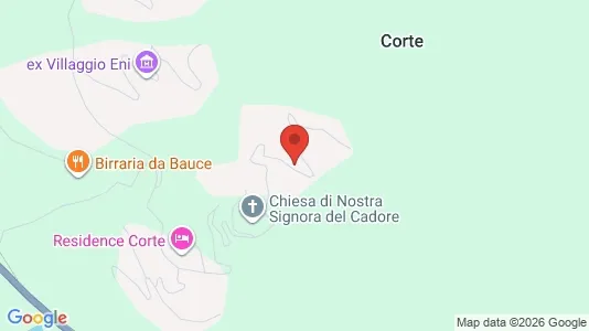 Apartments for rent i Borca di Cadore - kort over placeringen